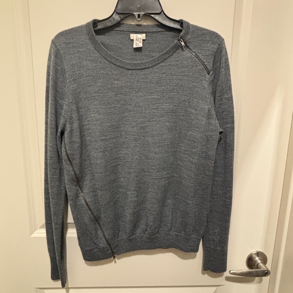 J. Crew Zipper Detail Sweater